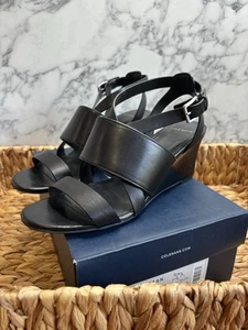 Cole Haan Heels Helena Wedge Shoes Black Size 8 D43441 - Picture 1 of 10