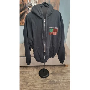 Tom Morello Whatever It Takes Black Full Zip Hoodie Men's Size XL Tultex - Picture 1 of 4
