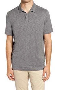 Nordstrom 276692 Ultrasoft Kurzarm Polo in Grey Heather, Größe 2XL - Bild 1 von 1