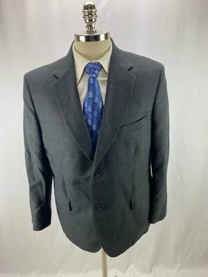 Dockers мужской серый Glen клетку хлопок шерсти смесь блейзер куртка 42S - Изображение 1 из 4