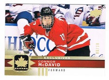  2017-18 Upper Deck Team Canada UD Exclusives Gold High Gloss Connor McDavid /10