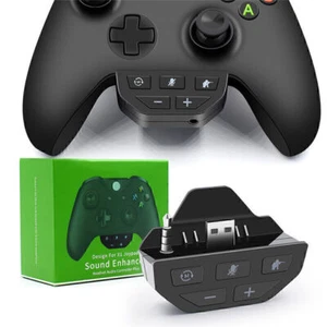 Stereo Headset Adapter Converter with 3.5 mm Audio Jack for Xbox One Controller - Photo 1 sur 14