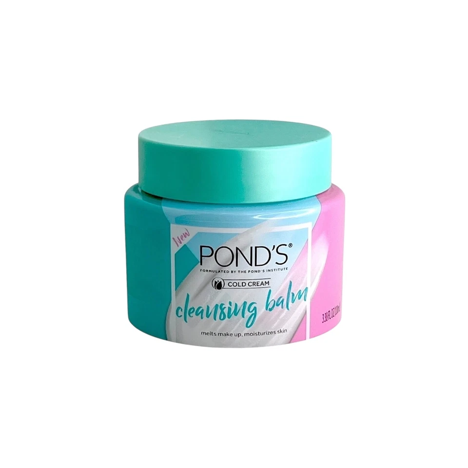 Bálsamo limpiador crema fría Pond's derrite maquillaje hidrata la piel 3,38 oz sellado Foto 1 de 1