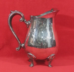 Vintage Neiman Marcus French Silverplated Footed Water Pitcher 9" Retired HTF - Picture 1 of 19