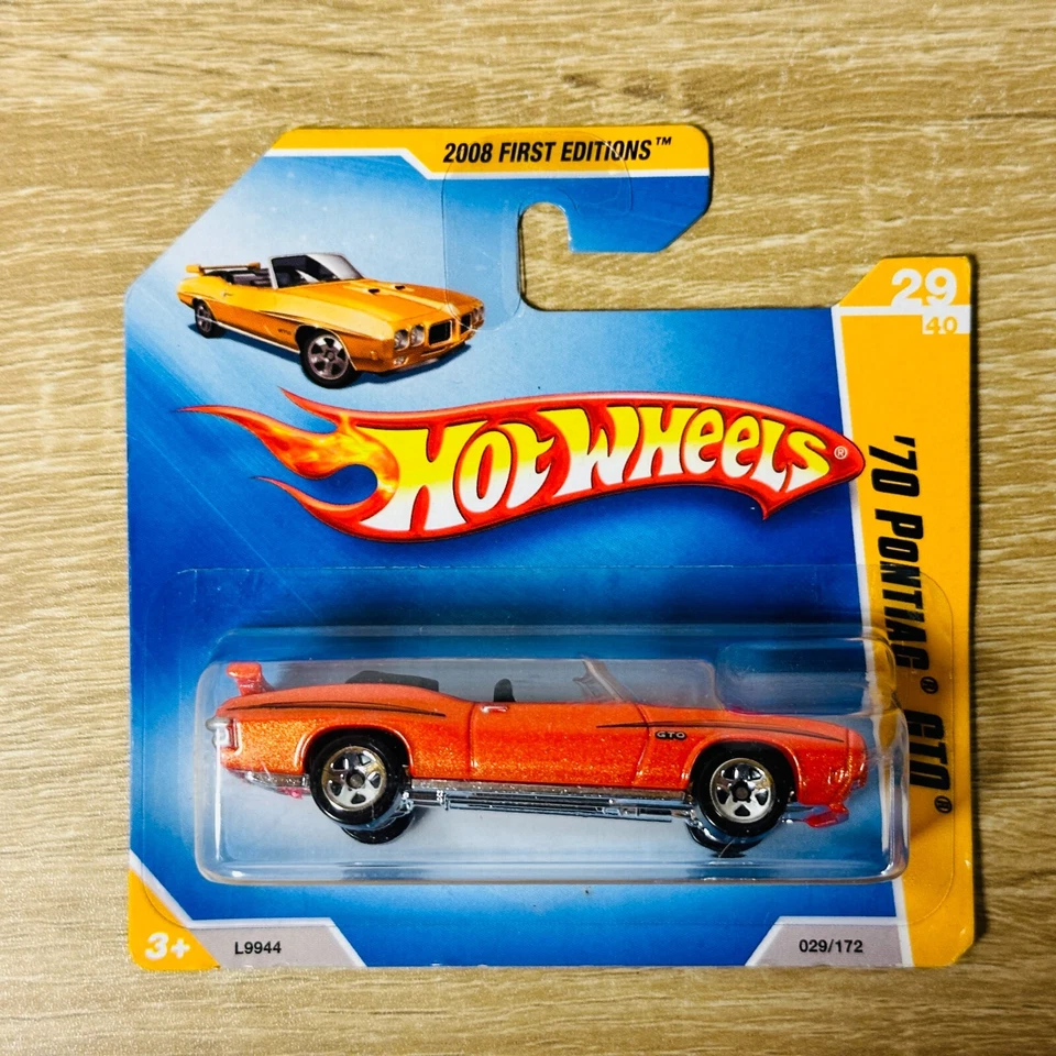 70 Pontiac GTO 2008 First Editions 29/40 Orange Black Short Card - Image 1 of 1