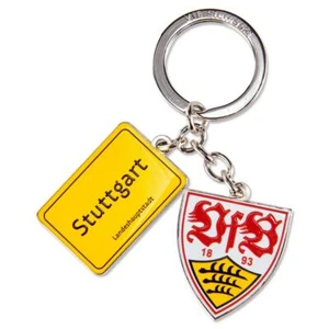 VfB Stuttgart Llavero Placa De La Ciudad Escudo Placa De Lugar Fútbol Llave - Imagen 1 de 1
