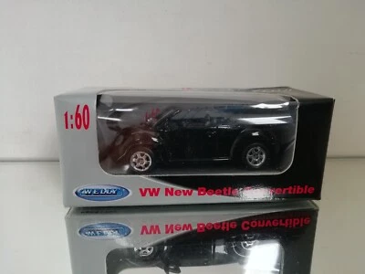 Welly VW Volkswagen New Beetle Cabrio 1:60 in scatola #3 - Immagine 1 di 4