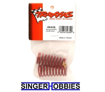 Traxxas 5435 Spring, shock (red) (GTR) (2.6 rate yellow) NEW TRA5435 TRA1 - Image 1 of 2
