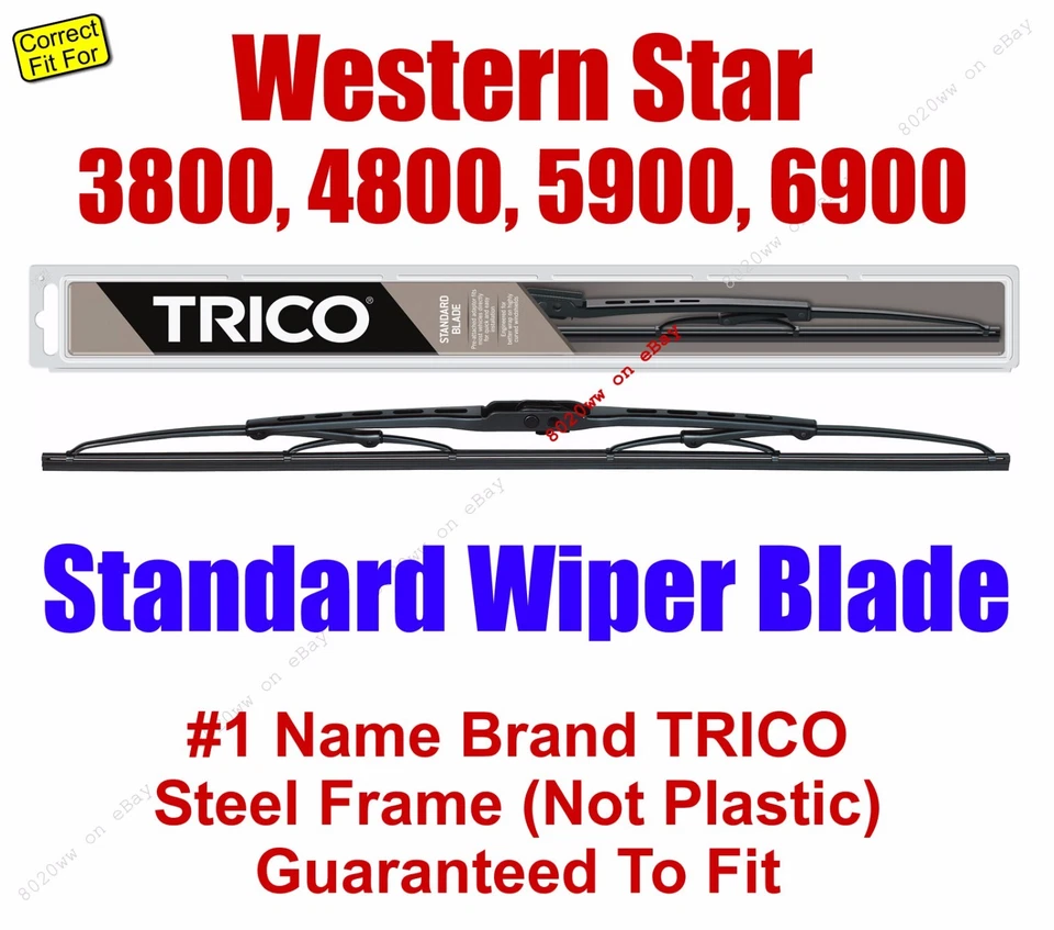Limpiaparabrisas (cantidad 1) estándar - se adapta a Western Star 3800 4800 5900 6900 - 30180 1990-1995 Foto 1 de 1
