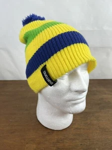 Burton Colorful Striped Acrylic Beanie One Size Toboggan - Picture 1 of 5