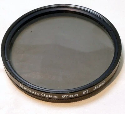 Merkury Optics 67mm PL Lens filter Polarizing Linear - Image 1 of 4