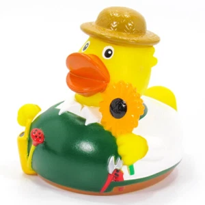 Pato de goma jardinero - Imagen 1 de 2