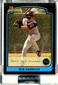 2003 Bowman Uncirculated Metallic Gold Baseball Card #229 Rob Hammock/230