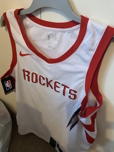 Houston Rockets Nike Swingman NBA NikeConnect Jersey - Adult M 44” - Picture 1 of 5