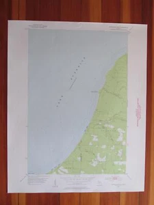 Rockhouse Point Michigan 1956 Original Vintage USGS Topo Karte - Bild 1 von 1