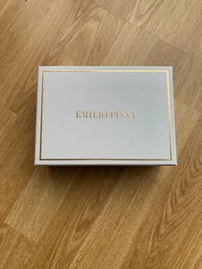 EMILIO PUCCI Espositore Portaoggetti Regalo Scatola Vuota Pre-loved Mai Usato - Foto 1 di 2