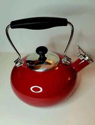 Tetera Chantal Whistling esmalte rojo Foto 1 de 4