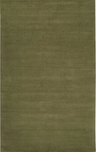 Carpet Green 3 x 8 Runner Contemporary Hand Made Area Rug - Approx 2' 6" x 8' - Picture 1 of 2