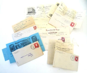 Lot 7 Keene NH advertising postal covers invoices waybills 1900 Whitney Knowlton - Picture 1 of 4