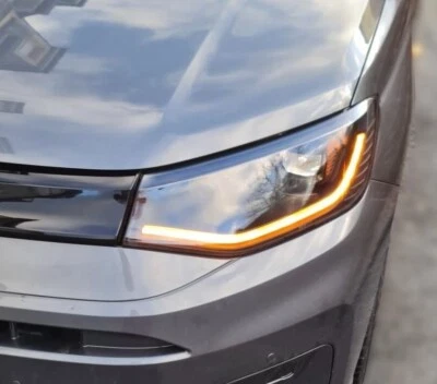 Voll Led Scheinwerfer schwarz für VW Caddy V SB 2020- Laufblinker links rechts - Bild 1 von 4