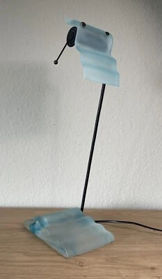 Luciano Vistosi Lampe Tischlampe Murano Glas Schreibtisch Lampe Vintage Büro - Bild 1 von 4