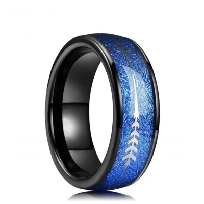 Oferta Outlet Anillos de tungsteno para hombres Alianzas de boda de compromiso de tungsteno Foto 1 de 3