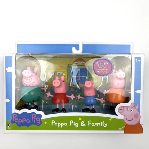 Peppa Pig: Peppa Pig & Family Set Daddy Pig Peppa Pig George Pig and Mummy Pig Cover