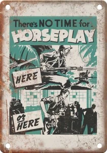 Vintage WWII Propaganda Poster 12" X 9" Reproduction Metal Sign M211 - Picture 1 of 1