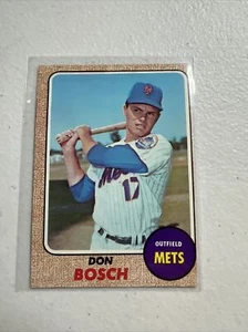Don Bosch 1968 Topps #572 número alto casi como nuevo - Imagen 1 de 2