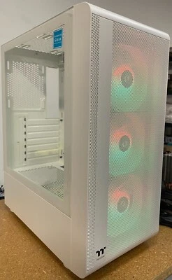 Thermaltake CA-1X2-00M6WN-00 S200 TG ARGB Snow Mid Tower Chassis - Image 1 of 4