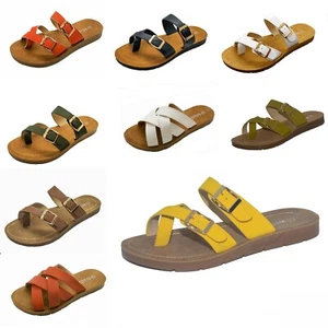 Nuevas Sandalias para mujer Comfly Flexible Parte inferior chanclas planas Zapatos - Imagen 1 de 31