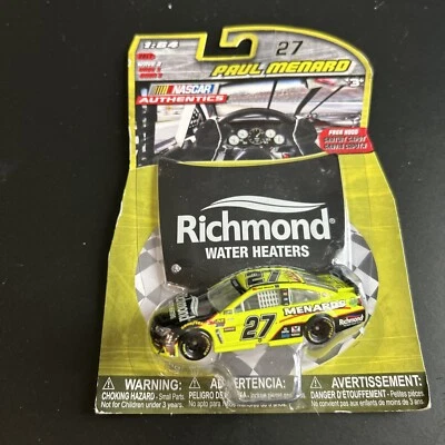 Paul Menard Richmond Menard's 2017 1/64 NASCAR Authentics diecast + capucha Wave 3 Foto 1 de 2