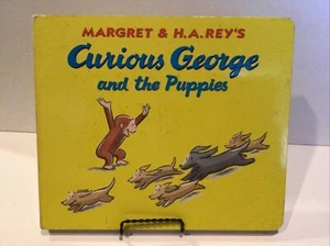 Curious George and the Puppies Cardboard Book Early Reader - Picture 1 of 6