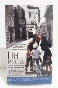 LIFE IS BEAUTIFUL Love Family & Imagination Conquer All DRAMA VHS PAL COMO NUEVO - Imagen 1 de 5