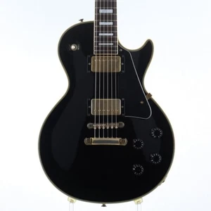 Orville Les Paul Custom LPC-75 1991 Ebony w/gig bag USED - Picture 1 of 11