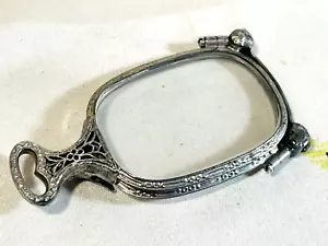Antique Sterling Silver FK Frank Krementz Spring Folding Lorgnette Glasses - Picture 1 of 14