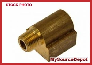 90º Male Elbow; Tube Size; 1/4"; Pipe Size: 1/4" MNPT - Bild 1 von 1