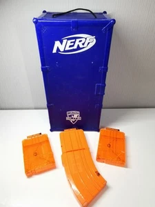 Nerf N-Strike Elite Munition Munitionskiste Aufbewahrung blau + Cartridge  - Bild 1 von 13