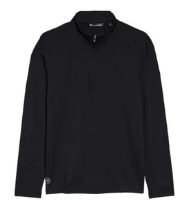 TravisMathew Havasu Front Zip Pullover in Schwarz bei Nordstrom, Größe X-Large - Bild 1 von 2