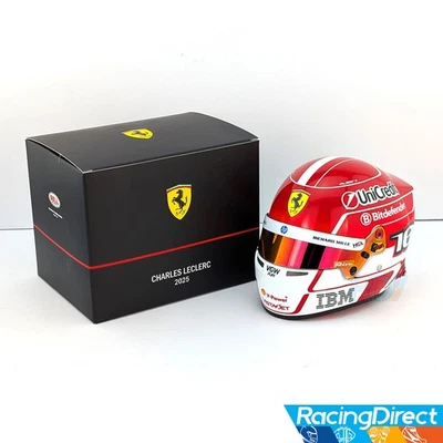 2025 Charles Leclerc Mini Helmet - 1:2 Scale - Ferrari Bell F1 Helmet - 4100413 - Image 1 of 4