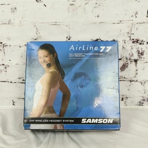 Samson AirLine 77 Wireless Headset Microphone & Receiver System *NOS* - Picture 1 of 2