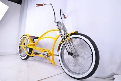 Tracer Scorpion 26" Yellow Lowrider Bike Chopper Cruiser Bicycle for Adults - Image 1 of 4