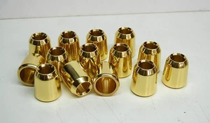 TT - Set of 14 New Solid Brass 1" Candle Followers, 1" Burners (14 Pieces) - Picture 1 of 9