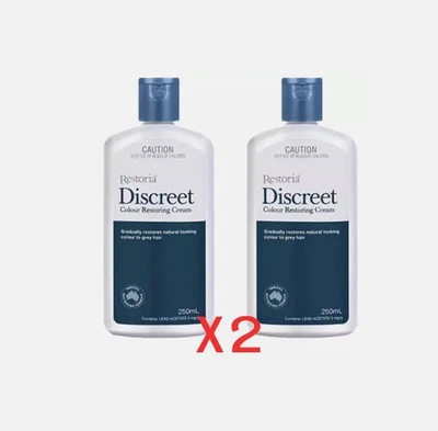 Restoria Discreet Crema Restauradora de Color Unisex - Natural 250ml Pack de 2 Foto 1 de 4