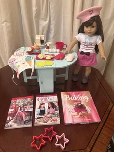 American Girl Girl of the Year Grace Doll meet outfit Books Baking Island Lot - Picture 1 of 9
