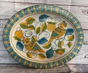 Pottery Barn Italian Hand Painted By Lucia Ceramic Platter Multicolor - Picture 1 of 6
