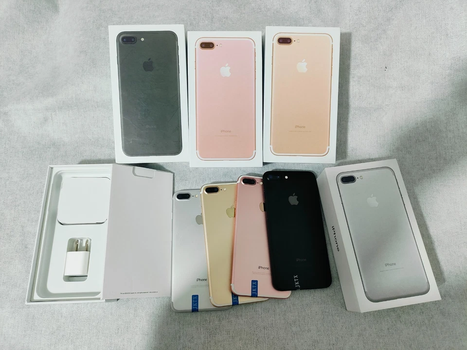 Apple iPhone 7 Plus -32GB/128GB/256GB  Silver Gold Black Pink Red (Unlocked) - Image 1 of 1