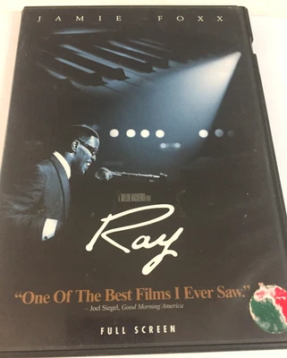 Ray DVD / Jamie Foxx / Full Screen Ships Same Day with Tracking Foto 1 de 3