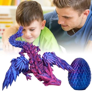 3D Gedrucktes Drachenei Geheimnisvolle Drachen Spielzeug Überraschungs Drachenei - Bild 1 von 12
