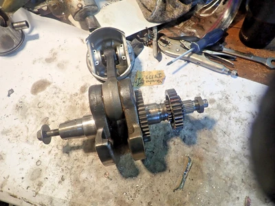 Honda XL600R 1986 cigüeñal/barra de conexión engranaje primario Foto 1 de 4